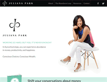 Tablet Screenshot of julianapark.com
